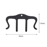Maxbell Metal Musical Book Holder for Pianos Cookbook Reading Sheet Music Stands Black