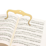 Maxbell Metal Musical Book Holder for Pianos Cookbook Reading Sheet Music Stands Aureate
