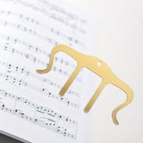 Maxbell Metal Musical Book Holder for Pianos Cookbook Reading Sheet Music Stands Aureate