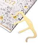 Maxbell Metal Musical Book Holder for Pianos Cookbook Reading Sheet Music Stands Aureate