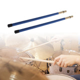 Maxbell 2Pcs Rods Drumsticks Hand Drum Drumsticks for Children Beginners Drum Lovers Blue