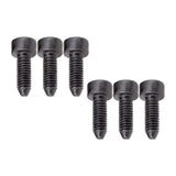 Maxbell Electric Guitar Bridge Saddles Locking String Screws for Guitar Repairing Black