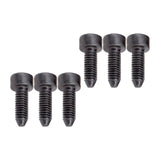 Maxbell Electric Guitar Bridge Saddles Locking String Screws for Guitar Repairing Black