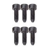 Maxbell Electric Guitar Bridge Saddles Locking String Screws for Guitar Repairing Black