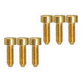 Maxbell Electric Guitar Bridge Saddles Locking String Screws for Guitar Repairing Aureate