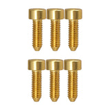 Maxbell Electric Guitar Bridge Saddles Locking String Screws for Guitar Repairing Aureate