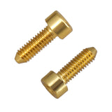 Maxbell Electric Guitar Bridge Saddles Locking String Screws for Guitar Repairing Aureate
