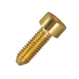 Maxbell Electric Guitar Bridge Saddles Locking String Screws for Guitar Repairing Aureate