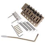 Maxbell Electric Guitar Tremolo Bridge Single Tremolo Bridge for 6 Strings Guitar