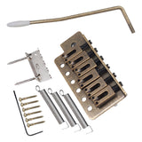 Maxbell Electric Guitar Tremolo Bridge Single Tremolo Bridge for 6 Strings Guitar