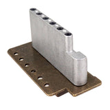 Maxbell Electric Guitar Tremolo Bridge Single Tremolo Bridge for 6 Strings Guitar