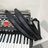 Maxbell 2 Pieces Accordion Straps Musical Instrument Accessory Replacement for Bass  42cm Shoulder Pads