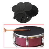 Maxbell 10Pcs Drum Mute Pads Hi Hat & 2 Cymbal Mutes Quiet Practicing Pad Reusable