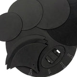 Maxbell 10Pcs Drum Mute Pads Hi Hat & 2 Cymbal Mutes Quiet Practicing Pad Reusable