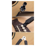 Maxbell 3 in 1 Guitar String Winder with String Cutter Universal for Ukelele Bass