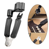 Maxbell 3 in 1 Guitar String Winder with String Cutter Universal for Ukelele Bass
