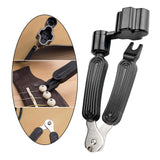 Maxbell 3 in 1 Guitar String Winder with String Cutter Universal for Ukelele Bass