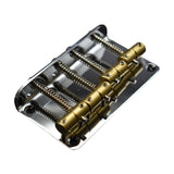 Maxbell 4 String Bass Bridge Tailpiece Fixed Saddles for Bass Accessories