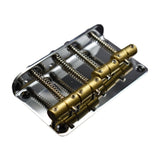 Maxbell 4 String Bass Bridge Tailpiece Fixed Saddles for Bass Accessories