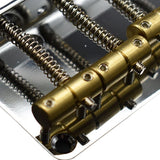 Maxbell 4 String Bass Bridge Tailpiece Fixed Saddles for Bass Accessories