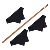 Maxbell Flute Cleaner Flute Cleaning Supplies Multifunctional for Cleaning Polishing 3pcs Cloth Rod