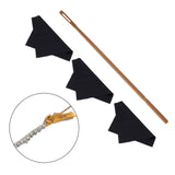 Maxbell Flute Cleaner Flute Cleaning Supplies Multifunctional for Cleaning Polishing 3pcs Cloth Rod