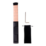 Maxbell Pocket Guitar Chords Trainer Guitar Practice Tool Training 6 Fret Black
