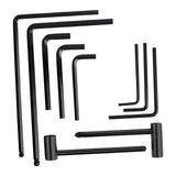 Maxbell 13x Guitar Allen Wrench Set Multifunctional for Bridge Acoustic Guitar Bass