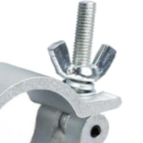 Maxbell Lighting Hook Mount Fit Alloy Wrap Around Clamp for Club Exhibition Event Argent A