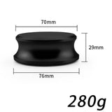 Maxbell Turntable Disc Record Stabilizer Level Record Pad for HiFi Record Player Black