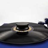 Maxbell Turntable Disc Record Stabilizer Level Record Pad for HiFi Record Player Black