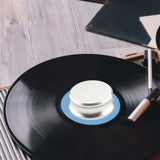 Maxbell Turntable Disc Record Stabilizer Level Record Pad for HiFi Record Player Silver