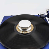 Maxbell Turntable Disc Record Stabilizer Level Record Pad for HiFi Record Player Silver