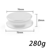 Maxbell Turntable Disc Record Stabilizer Level Record Pad for HiFi Record Player Silver