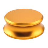 Maxbell Turntable Disc Record Stabilizer Level Record Pad for HiFi Record Player Golden