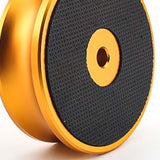 Maxbell Turntable Disc Record Stabilizer Level Record Pad for HiFi Record Player Golden