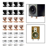 Maxbell Speaker Shock Absorber Feet Audiophile Shockproof Stand Pad for Electronics Black