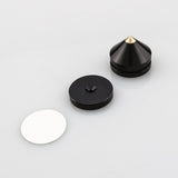 Maxbell Speaker Shock Absorber Feet Audiophile Shockproof Stand Pad for Electronics Black
