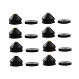 Maxbell Speaker Shock Absorber Feet Audiophile Shockproof Stand Pad for Electronics Black