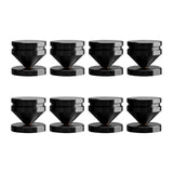 Maxbell Speaker Shock Absorber Feet Audiophile Shockproof Stand Pad for Electronics Black