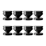 Maxbell Speaker Shock Absorber Feet Audiophile Shockproof Stand Pad for Electronics Black