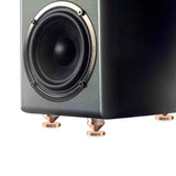 Maxbell Speaker Shock Absorber Feet Audiophile Shockproof Stand Pad for Electronics Golden