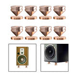 Maxbell Speaker Shock Absorber Feet Audiophile Shockproof Stand Pad for Electronics Golden