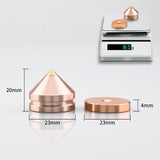 Maxbell Speaker Shock Absorber Feet Audiophile Shockproof Stand Pad for Electronics Golden