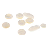 Maxbell 9Pcs Sax Finger Buttons Exquisite Replacement Parts for Alto Tenor Soprano C