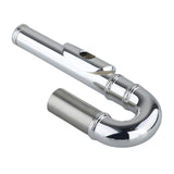 Maxbell Curved Head Flute Head Joint Accessory for Orchestra Band Replacement Part