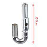Maxbell Curved Head Flute Head Joint Accessory for Orchestra Band Replacement Part