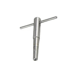 Maxbell Ratchet Tap Wrench Steel Tapping Ratchet Hand Tool for Trombone Trumpet 1.3cm