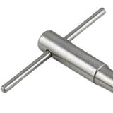Maxbell Ratchet Tap Wrench Steel Tapping Ratchet Hand Tool for Trombone Trumpet 1.3cm