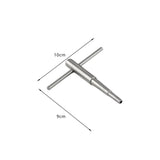 Maxbell Ratchet Tap Wrench Steel Tapping Ratchet Hand Tool for Trombone Trumpet 1.3cm
